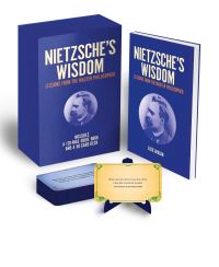Book Cover for Nietzsche's Wisdom Book & Card Deck by Suzie Grogan