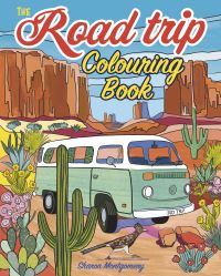Book Cover for The Road Trip Colouring Book by Sharon Montgomery
