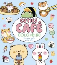 Book Cover for Cuties Café Colouring by Violet Peto
