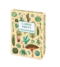 Book Cover for Large Print Crosswords by Eric Saunders