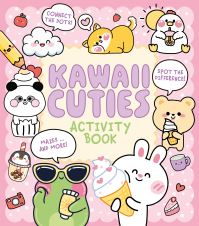 Book Cover for Kawaii Cuties Activity Book by Em Bruce