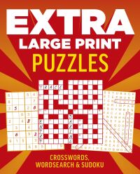 Book Cover for Extra Large Print Puzzles by Eric Saunders