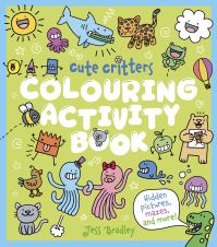 Book Cover for Cute Critters Colouring Activity Book by Katie Woolley