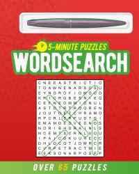 Book Cover for 5-Minute Wordsearch (Includes Ball-Point Pen) by Eric Saunders