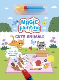 Book Cover for Magic Painting: Cute Animals by Mx Abby Design