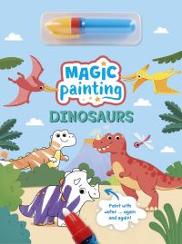 Book Cover for Magic Painting: Dinosaurs by Mx Abby Design