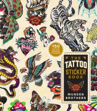Book Cover for The Tattoo Sticker Book by Munden Brothers