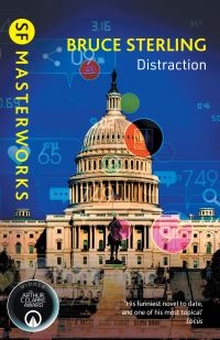 Book Cover for Distraction by Bruce Sterling
