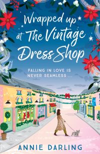 Book Cover for Wrapped Up at the Vintage Dress Shop by Annie Darling