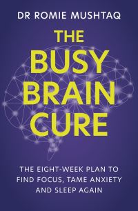 Book Cover for The Busy Brain Cure by Romie Mushtaq