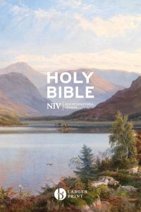 Book Cover for NIV Larger Print Gift Hardback Bible by New International Version