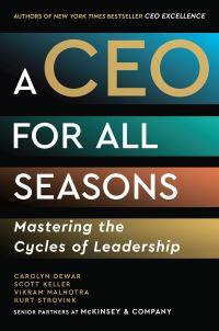 Book Cover for A CEO for All Seasons by Carolyn Dewar, Scott Keller, Vikram Malhotra, Kurt Strovink