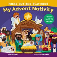 Book Cover for My Advent Nativity Press-Out-and-Play Book by Tama Fortner