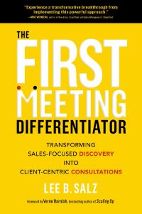 Book Cover for The First Meeting Differentiator by Lee B Salz