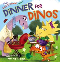 Book Cover for Dinner for Dinos by Ben Whitehouse