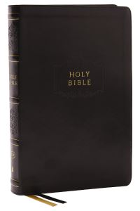 Book Cover for KJV Holy Bible With 73,000 Center-Column Cross References, Black Leathersoft, Red Letter, Comfort Print by Thomas Nelson