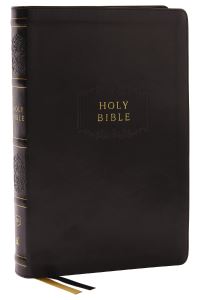 Book Cover for KJV Holy Bible With 73,000 Center-Column Cross References, Black Leathersoft, Red Letter, Comfort Print (Thumb Indexed) by Thomas Nelson