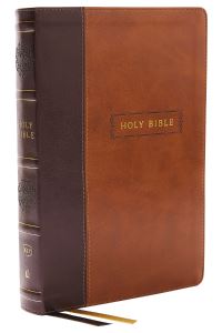 Book Cover for KJV Holy Bible With 73,000 Center-Column Cross References, Brown Leathersoft, Red Letter, Comfort Print (Thumb Indexed) by Thomas Nelson