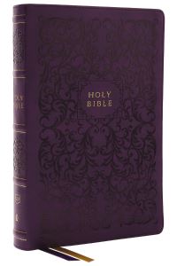Book Cover for KJV Holy Bible With 73,000 Center-Column Cross References, Purple Leathersoft, Red Letter, Comfort Print by Thomas Nelson