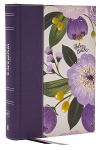 Book Cover for KJV, The Woman's Study Bible, Purple Floral Cloth Over Board, Red Letter, Full-Color Edition, Comfort Print by Thomas Nelson