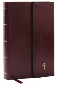 Book Cover for NKJV Compact Paragraph-Style Bible W/ 43,000 Cross References, Burgundy Leatherflex W/ Magnetic Flap, Red Letter, Comfort Print: by Thomas Nelson