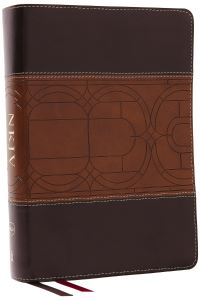 Book Cover for NKJV Study Bible, Leathersoft, Brown, Full-Color, Comfort Print by Thomas Nelson