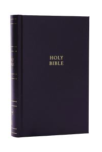 Book Cover for NKJV Personal Size Large Print Bible With 43,000 Cross References, Black Hardcover, Red Letter, Comfort Print by Thomas Nelson