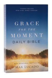 Book Cover for NKJV, Grace for the Moment Daily Bible, Softcover, Comfort Print by Max Lucado