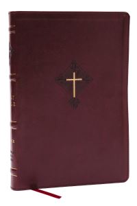 Book Cover for RSV2CE, Thinline Large Print Catholic Bible, Crimson Leathersoft, Comfort Print by Catholic Bible Press