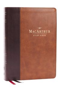 Book Cover for LSB, MacArthur Study Bible, Brown Leathersoft, Comfort Print by John F MacArthur