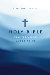 Book Cover for KJV Large Print Outreach New Testament Bible, Cross Softcover, Comfort Print by Thomas Nelson
