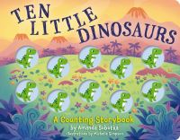 Book Cover for Ten Little Dinosaurs by Amanda Sobotka