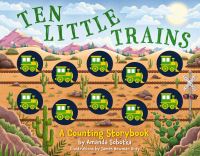 Book Cover for Ten Little Trains by Amanda Sobotka