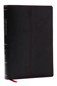 Book Cover for NKJV-NET Parallel New Testament With NET Translators' Notes, Black Leathersoft, Red Letter, Comfort Print by 