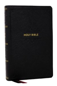 Book Cover for KJV Personal Size Large Print End-of-Verse Reference Bible, Black Leathersoft, Red Letter, Comfort Print by 
