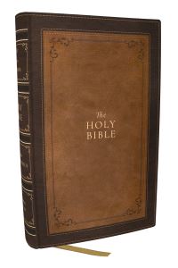 Book Cover for 1611 KJV With Apocrypha, Brown Leathersoft by Thomas Nelson