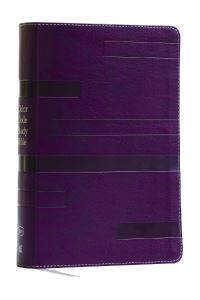 Book Cover for Color Code Study Bible, Revealing God's Truth Color by Color (KJV, Purple Leathersoft, Red Letter, Thumb Indexed) by 