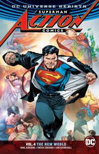 Book Cover for The New World by Dan Jurgens, Michael Spicer, Jerry Siegel, Brad Anderson, HiFi Colour Design