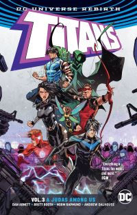 Book Cover for A Judas Among Us by Dan Abnett, Brett Booth, Kenneth Rocafort, V Kenneth Marion, Minkyu Jung, Andrew Dalhouse, Dan Brown