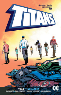 Book Cover for Titans Apart by Dan Abnett, Paul Pelletier, Tom Grummett, Tom Derenick, Adriano Lucas