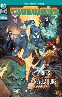 Book Cover for Rifts and Revelations by Dan DiDio, Grant Morrison, Dan Brown, Ivan Plascencia, HiFi Colour Design