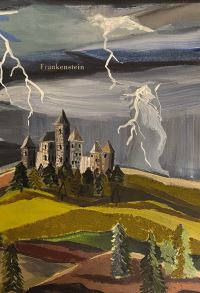 Book Cover for Frankenstein by Mary Wollstonecraft Shelley