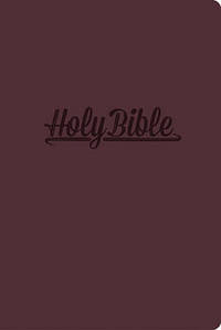 Book Cover for KJV, Reference Bible, Compact, Large Print, Imitation Leather, Burgundy, Red Letter Edition by Thomas Nelson