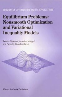Book Cover for Equilibrium Problems by F Giannessi, A Maugeri, P M Pardalos