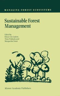 Book Cover for Sustainable Forest Management by Klaus von Gadow, Timo Pukkala, Margarida Tomé