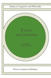 Book Cover for Events and Grammar by Susan Rothstein