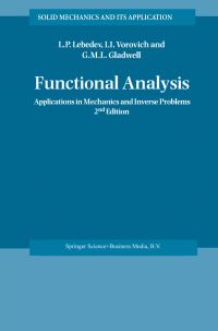 Book Cover for Functional Analysis by L P Lebedev, I I Vorovich, G M L Gladwell
