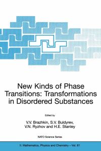 Book Cover for New Kinds of Phase Transitions by VV Brazhkin, SV Buldyrev, VN Ryzhov, Harry Eugene Stanley