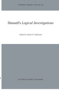 Book Cover for Husserl's Logical Investigations by Daniel O Dahlstrom