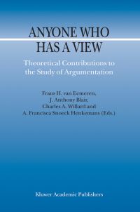 Book Cover for Anyone Who Has a View by F H van Eemeren